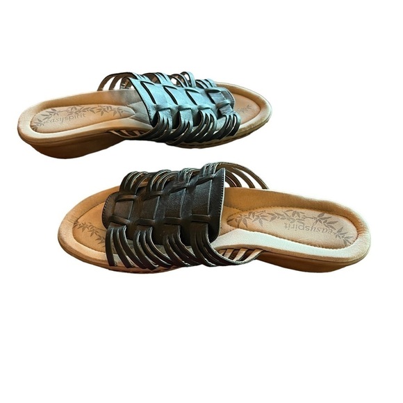 Easy Spirit Sedaisy Black Sandals. Size 10 - Picture 4 of 7